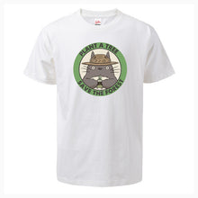 Load image into Gallery viewer, Plant The Tree Save The Forest Tonari No Totoro Japan Anime Men T-Shirt Funny Cotton Men T Shirts Hip Hop Style Male Streetwear
