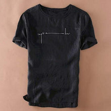 Load image into Gallery viewer, Cotton Linen Short Sleeve T shirts Men 2017 Summer Breathable Fashion Tees O Neck Casual Tops Mens Casual Solid T-shirt TS-248

